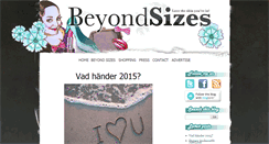 Desktop Screenshot of beyond-sizes.com
